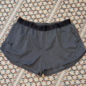 Under Armour Women's Charcoal Athletic Shorts
